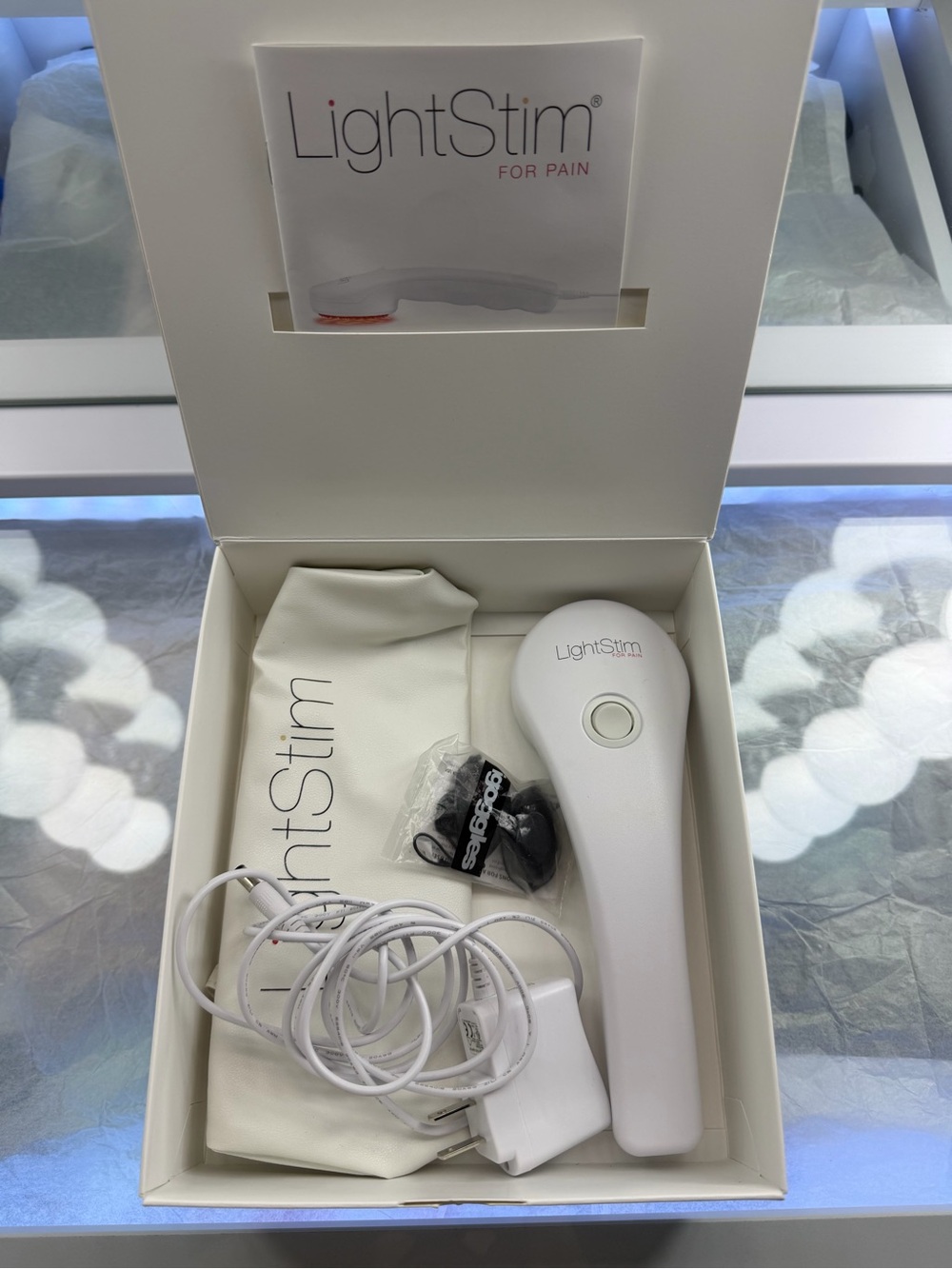 For Pain Handheld LED Therapy Device — White
